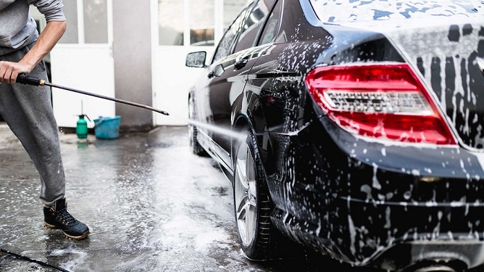 hình ảnh rửa xe ô tô
