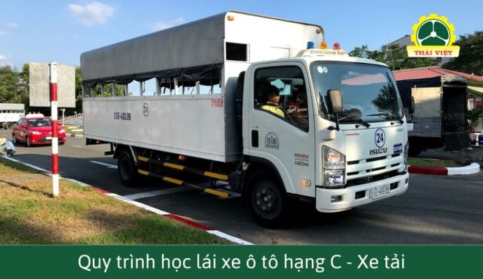 quy trinh hoc bang lai xe hang c