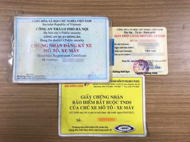 Các mức phạt lỗi không mang giấy tờ xe máy là bao nhiêu vào 2026 - 2
