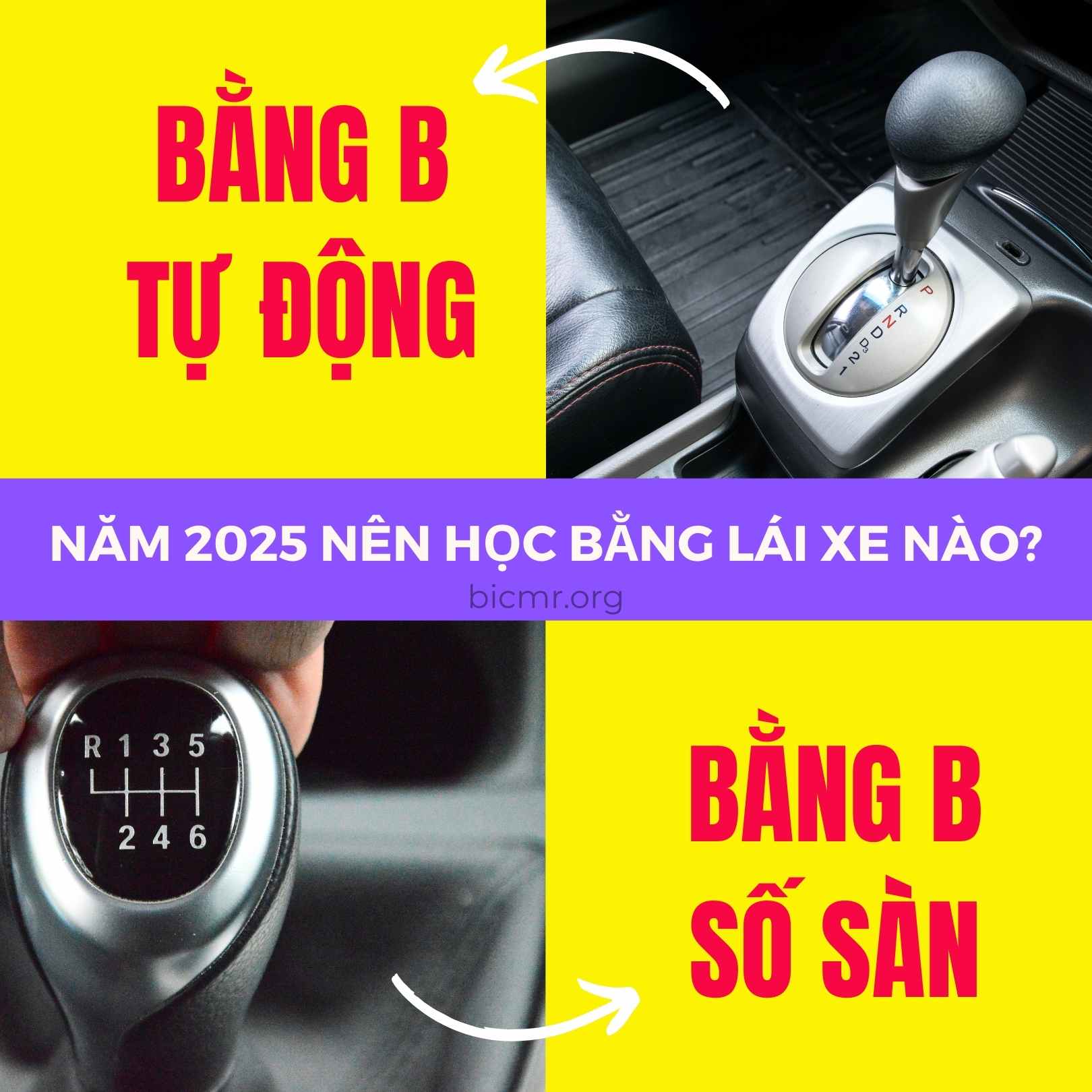 nên học bằng lái xe số sàn hay số tự động