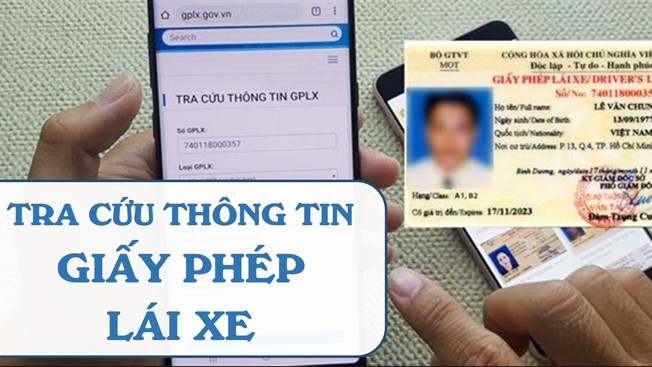 Cách tra cứu giấy phép lái xe theo CMND cũ hệ thống GTVT