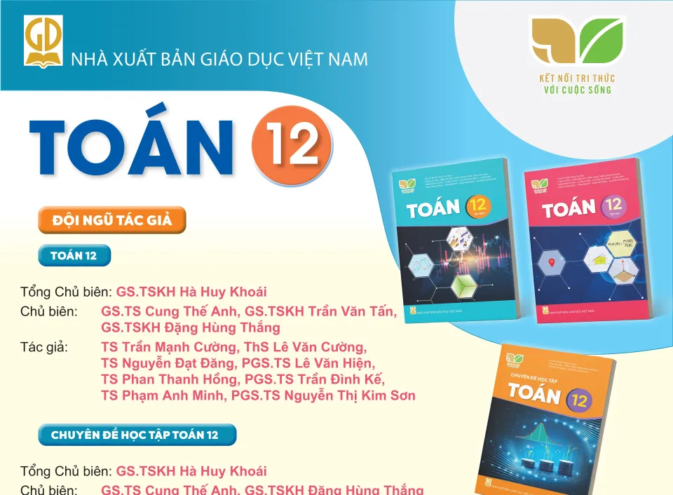Toán 12 Kết Nối Tri Thức - Cấu trúc kiến thức bám sát chương trình lớp 12