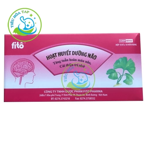 Hoạt huyết dưỡng não - Liều dùng theo thông tin công bố Hoạt huyết dưỡng não - Liều dùng theo thông tin công bố