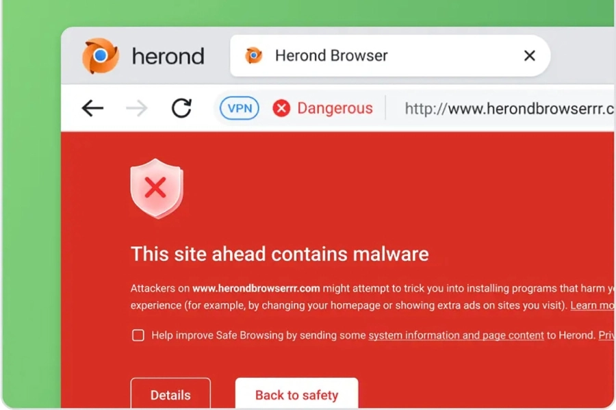 Herond Browser - Chủ động hơn với dữ liệu cá nhân