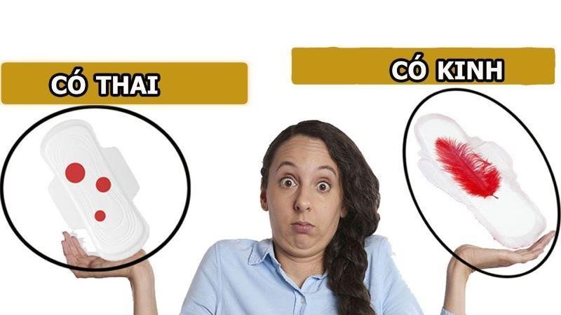 Máu báo thai - Quan sát màu máu, lượng máu và thời gian ra máu