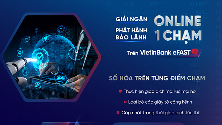 Vietinbank eFast - Quản lý tài khoản và chuyển tiền linh hoạt