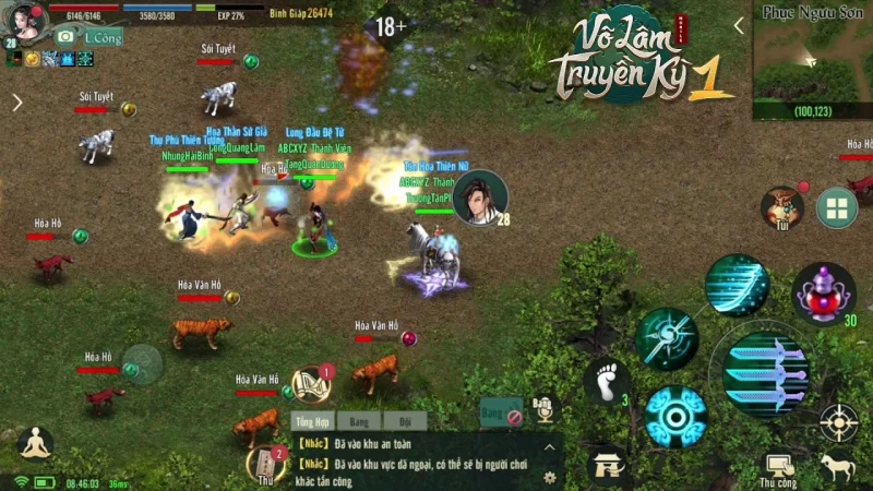 Game thủ sử dụng phần mềm Auto Click để cày cuốc trong game nhập vai
