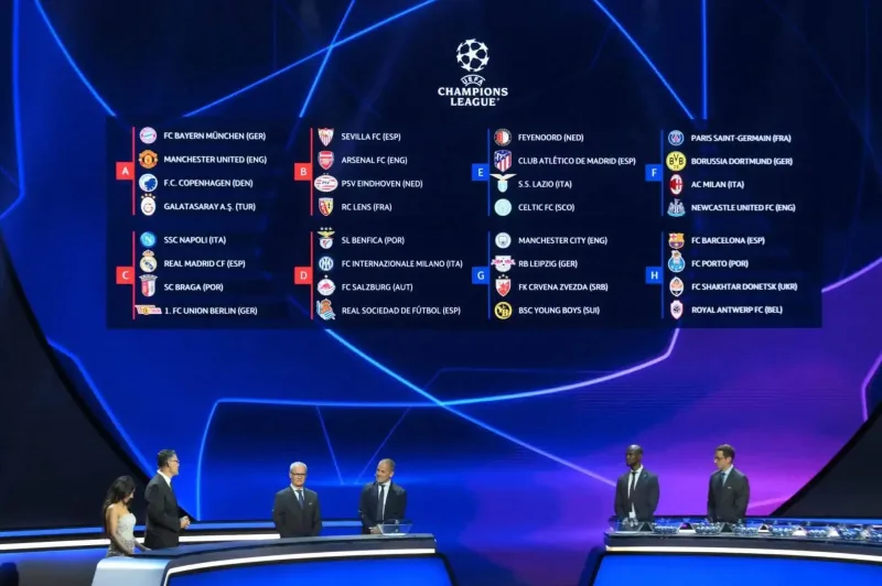 Lễ bốc thăm chia bảng giải đấu Champions League danh giá