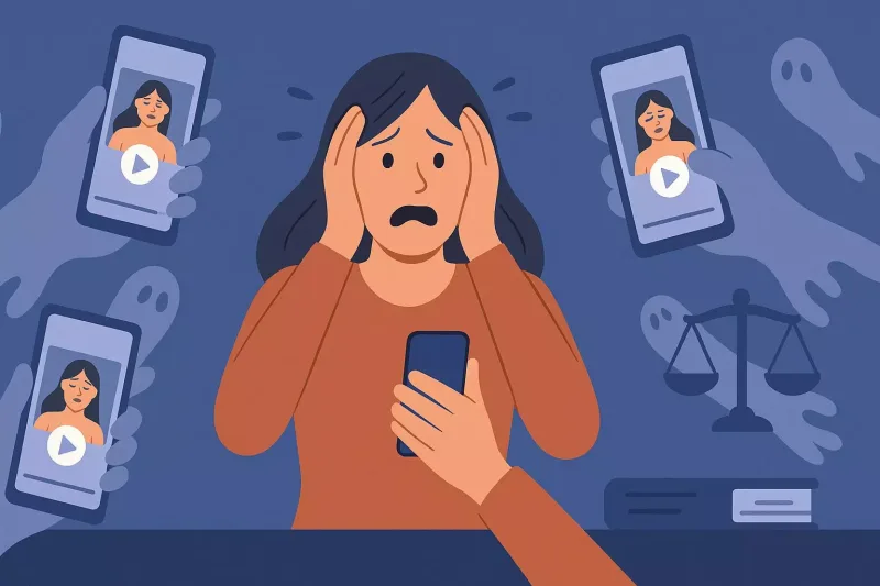Hình minh họa về hậu quả pháp lý khi phát tán văn hóa phẩm đồi trụy
