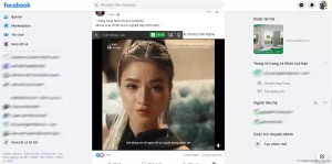 Giao diện Facebook giúp người dùng tải video từ hội nhóm riêng tư chất lượng cao