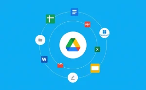 Biểu tượng Google Drive cùng các định dạng tệp tin phổ biến