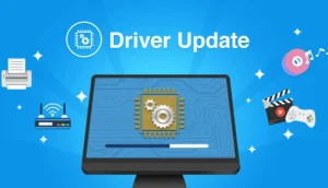 Minh họa quá trình tự động cập nhật driver cho máy tính Windows