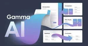 Giao diện công cụ Gamma AI hỗ trợ tạo slide thuyết trình tự động chuyên nghiệp