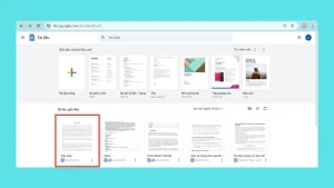 Giao diện Google Docs hỗ trợ phân quyền làm việc nhóm trực tuyến hiệu quả