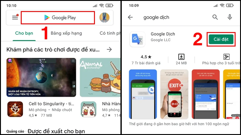 Hướng dẫn cài đặt ứng dụng Google Dịch trên điện thoại để hỗ trợ đi du lịch