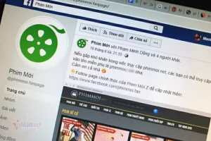 Giao diện trang web phim lậu phổ biến tại Việt Nam