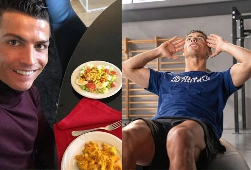 Cristiano Ronaldo tập luyện chăm chỉ thể hiện kỷ luật thép và nỗ lực vươn tới đỉnh cao