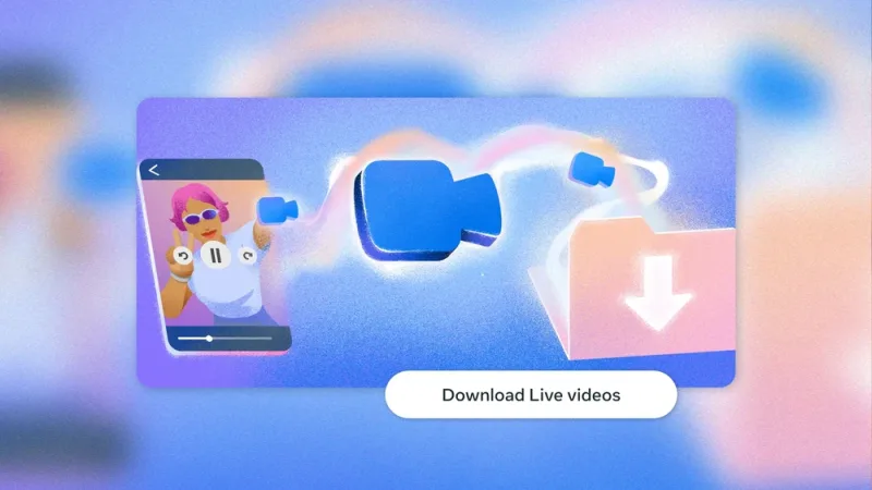 Minh họa quy trình tải video trực tiếp từ Facebook về thiết bị