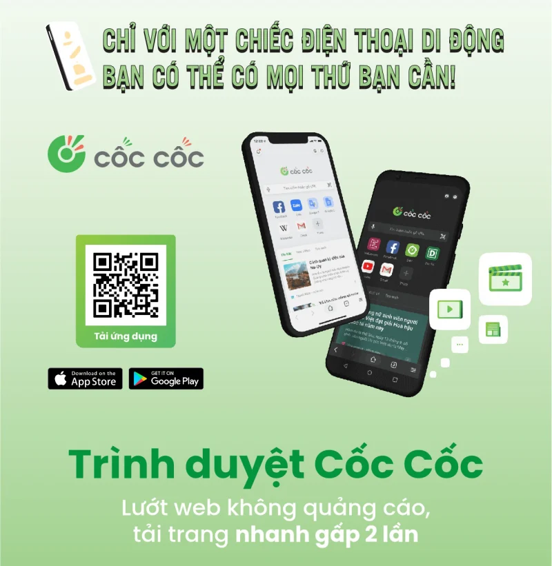 Trình duyệt Cốc Cốc: Tải video nhanh