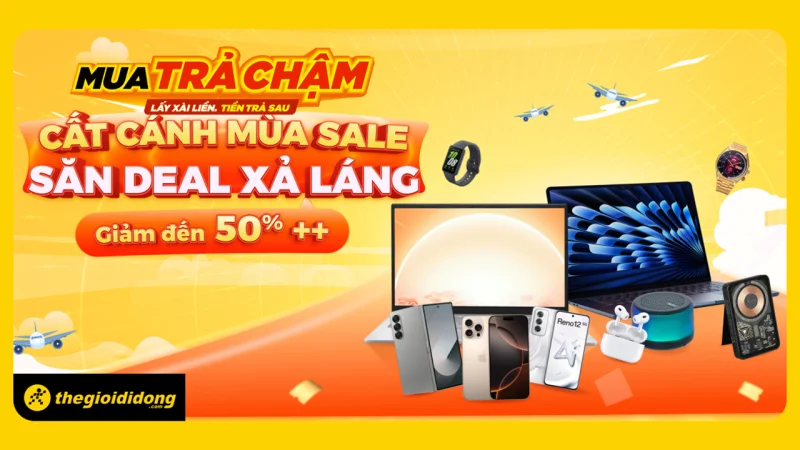 Các chương trình khuyến mãi công nghệ hấp dẫn tại Thế Giới Di Động
