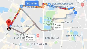 Hướng dẫn xem cảnh báo tắc đường trên ứng dụng Google Maps