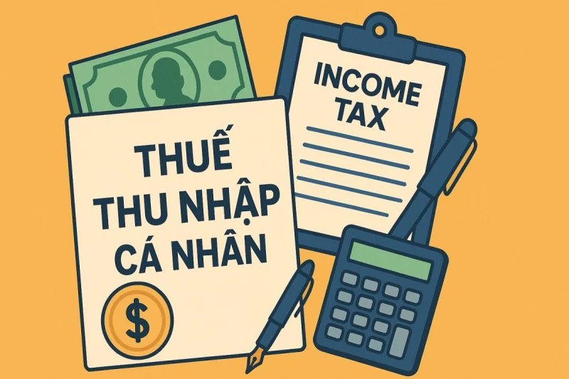 Hình ảnh minh họa về thuế thu nhập cá nhân và các thủ tục hành chính