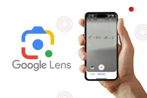 Điện thoại sử dụng Google Lens để giải bài tập toán học nhanh chóng