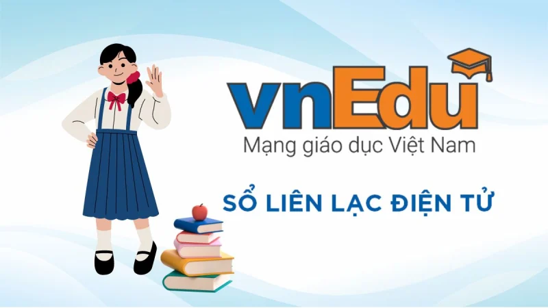 Giao diện sổ liên lạc điện tử vnedu.vn giúp theo dõi kết quả học tập