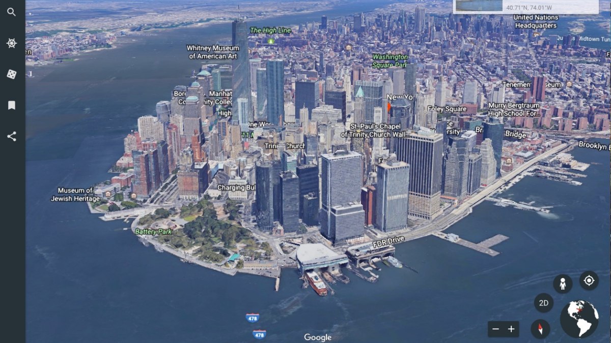 Google Earth 3D: Khám phá địa cầu với công nghệ mô phỏng 3D