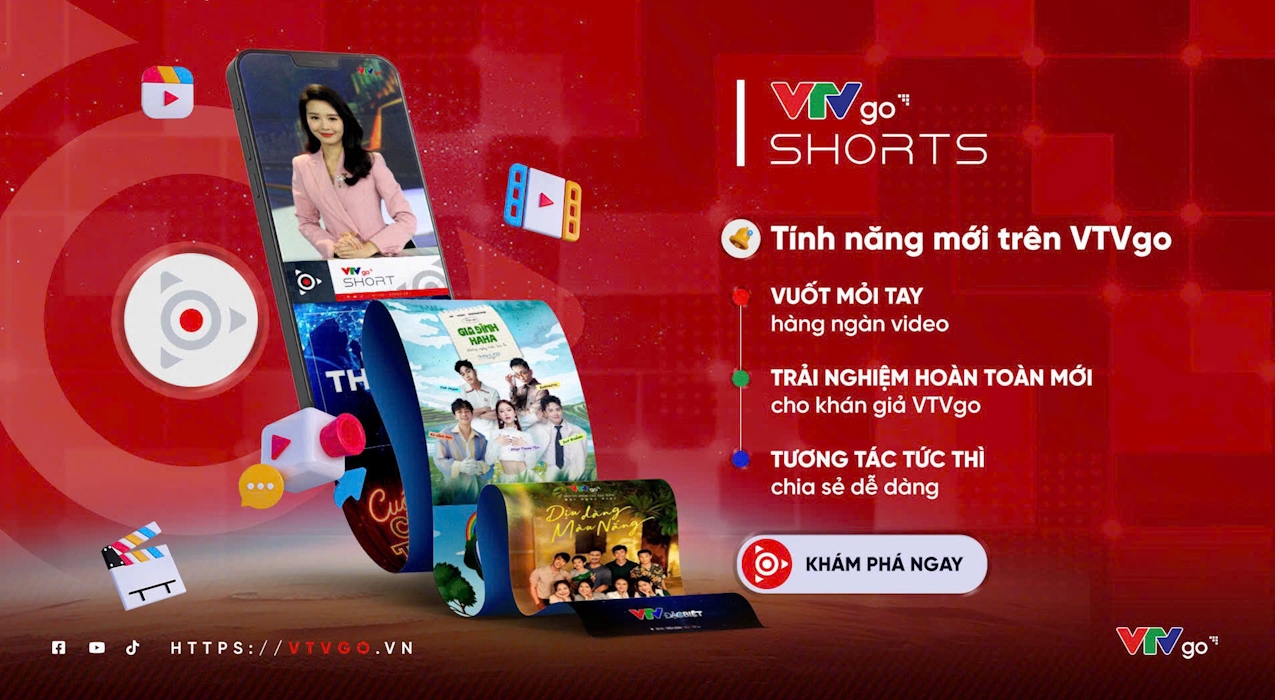 VTVgo thêm tính năng VTVgo Shorts, chuyên video định dạng dọc