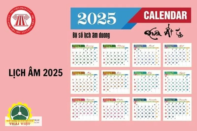 Lịch âm 2025 - Cách lịch âm vận hành Lịch âm 2025 - Cách lịch âm vận hành