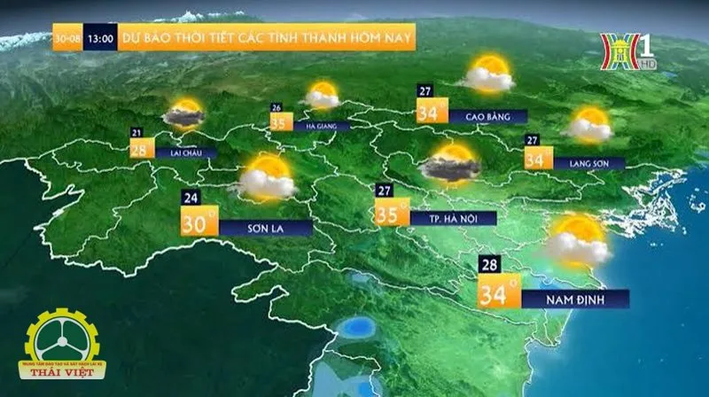 Thời tiết Hà Nội - Bảng dự báo tham khảo Thời tiết Hà Nội - Bảng dự báo tham khảo
