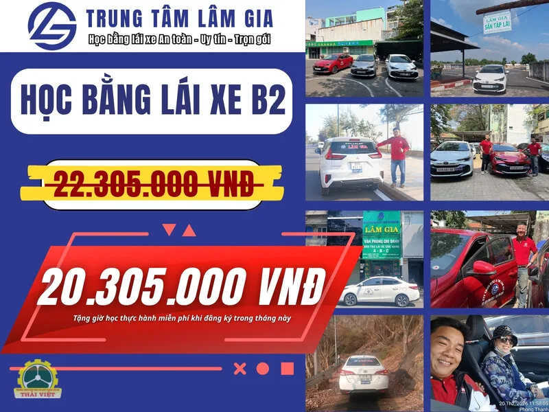 Học phí trọn gói lái xe B2 gồm những gì - Bảng đối chiếu nhanh trước khi đóng tiền Học phí trọn gói lái xe B2 gồm những gì - Bảng đối chiếu nhanh trước khi đóng tiền