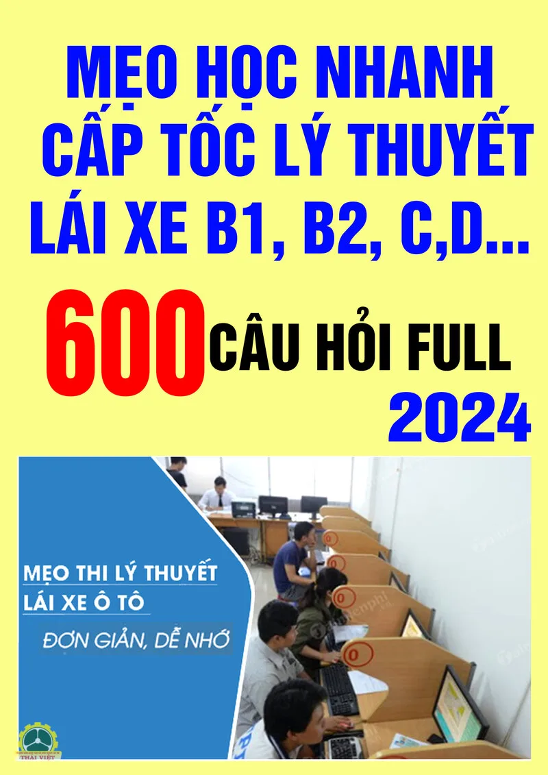 Mẹo thi lý thuyết 600 câu bằng lái ô tô - Văn hóa, đạo đức và kỹ thuật lái xe: chọn phương án an toàn hơn Mẹo thi lý thuyết 600 câu bằng lái ô tô - Văn hóa, đạo đức và kỹ thuật lái xe: chọn phương án an toàn hơn