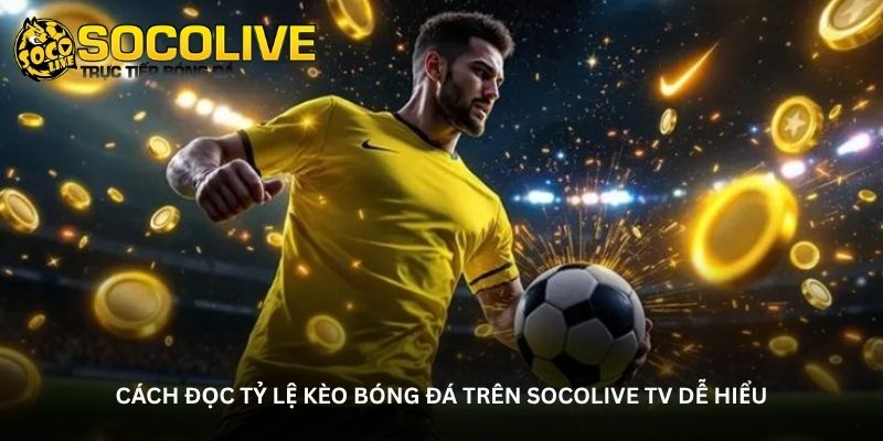 Cách đọc tỷ lệ kèo bóng đá trên Socolive TV dễ hiểu