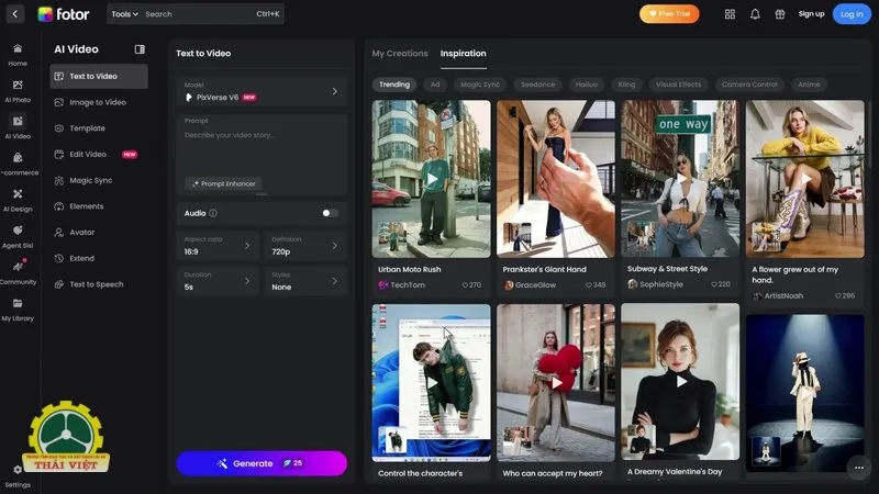 PixVerse AI - Nền tảng tạo video từ nhiều loại đầu vào PixVerse AI - Nền tảng tạo video từ nhiều loại đầu vào