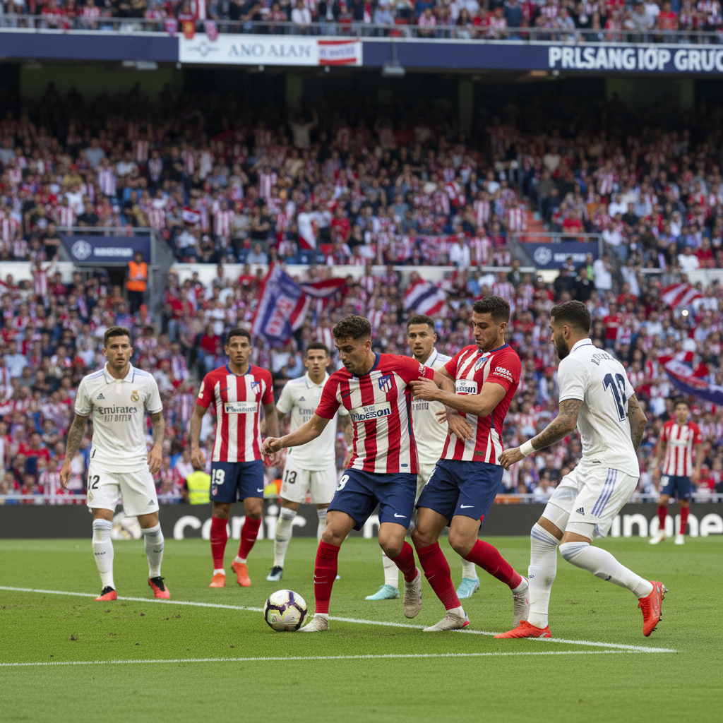 atlético madrid đấu với real madrid
