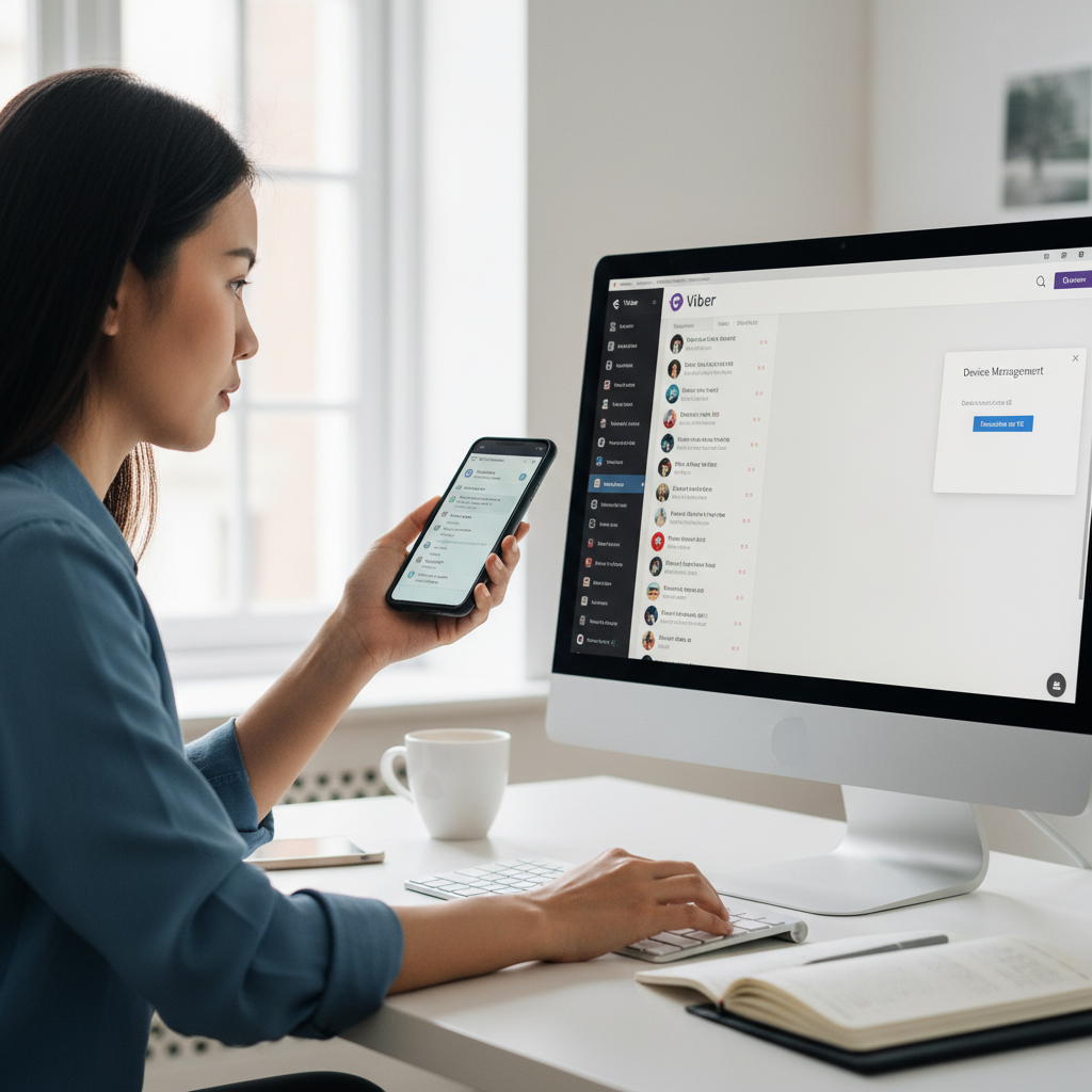 cách đăng xuất viber trên máy tính