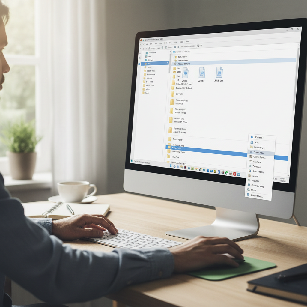 cách giải nén file rar trên máy tính