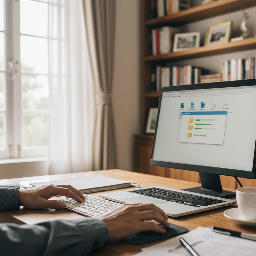 cách nén file trên máy tính