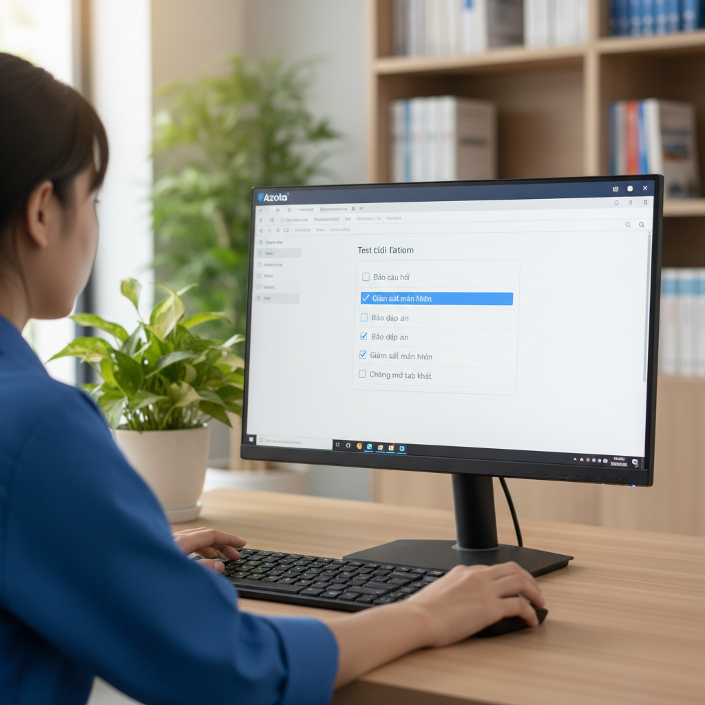 cách tạo đề thi trên azota