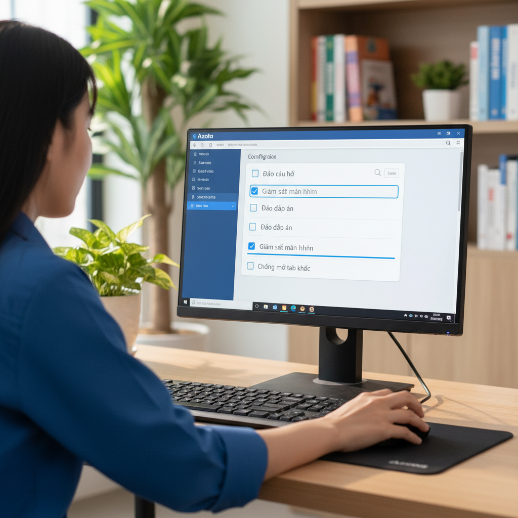 cách tạo đề thi trên azota