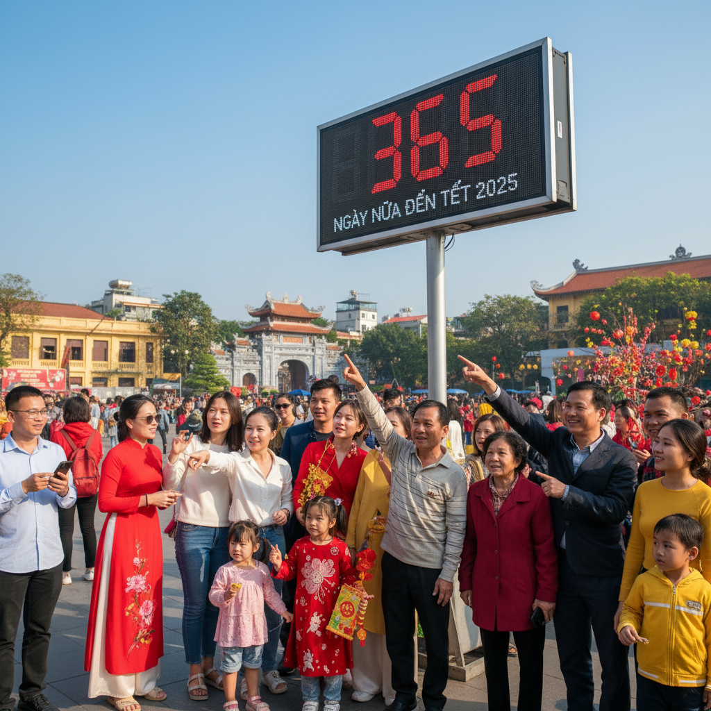 còn bao nhiêu ngày nữa đến tết 2025