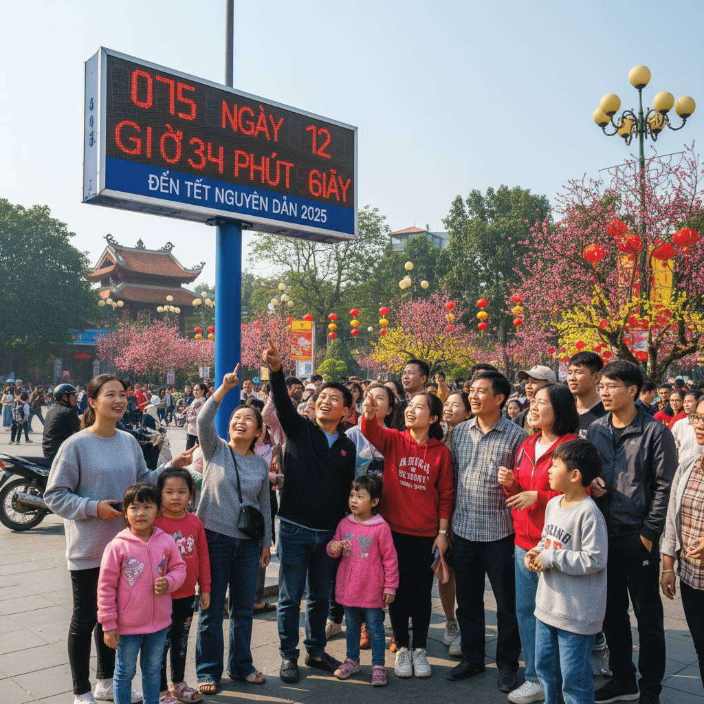 còn bao nhiêu ngày nữa đến tết 2025