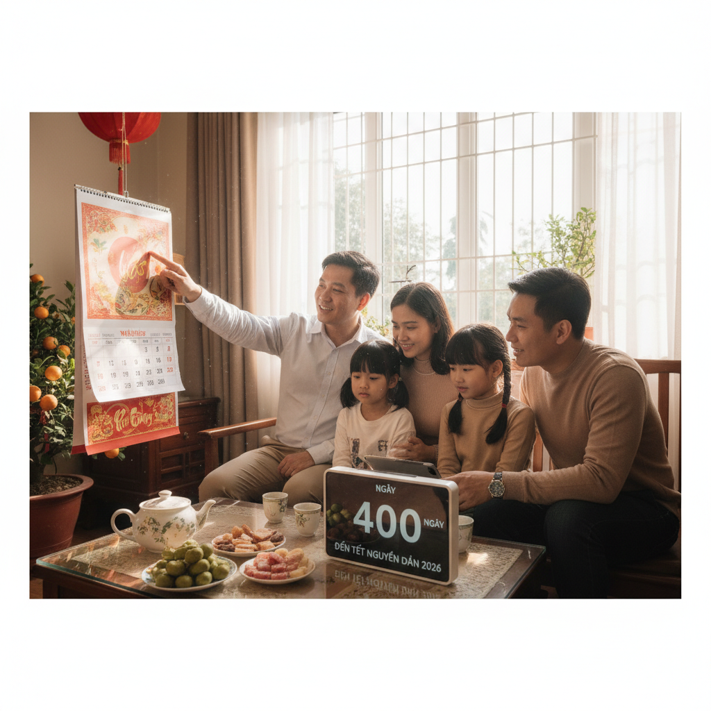 còn bao nhiêu ngày nữa đến tết 2026