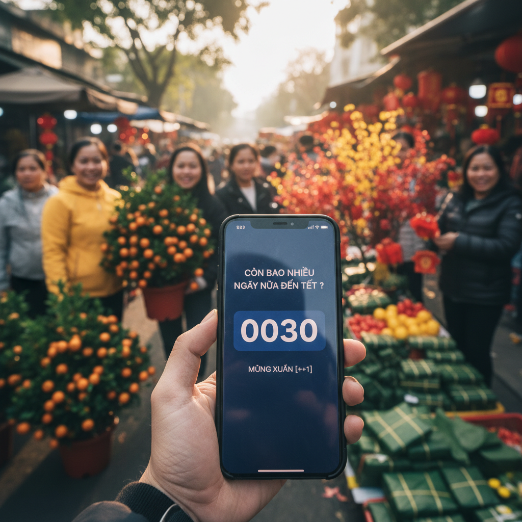 còn bao nhiêu ngày nữa đến tết