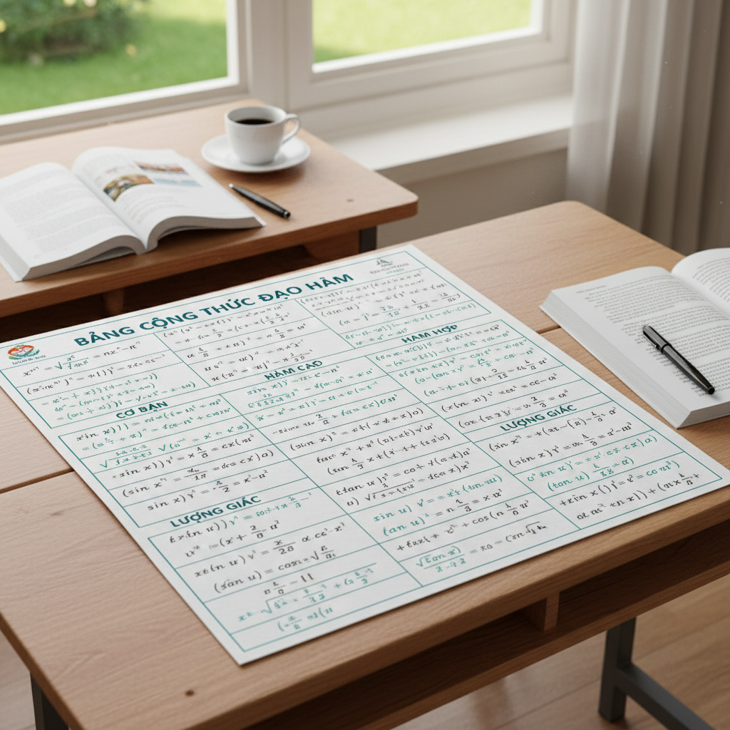 công thức đạo hàm