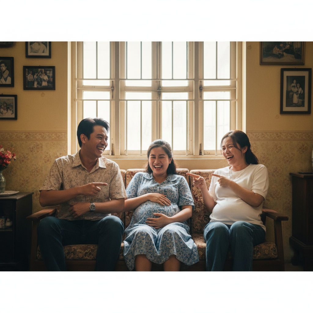 gặp lại chị bầu