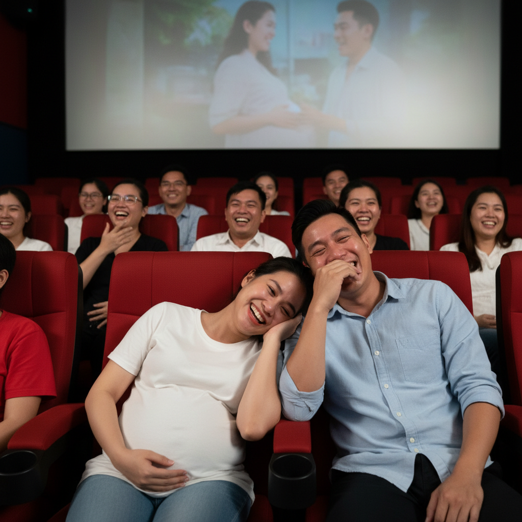 gặp lại chị bầu