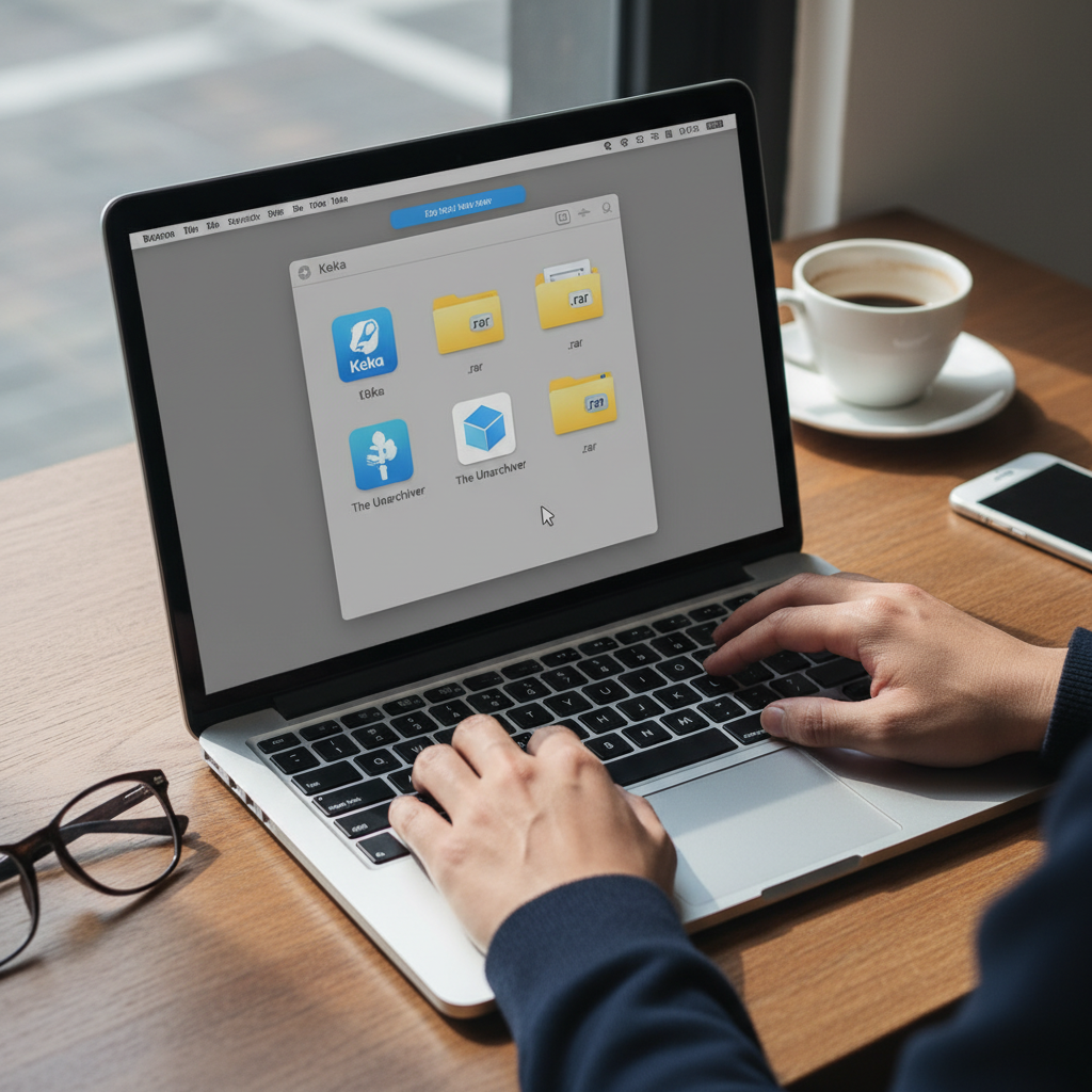 giải nén file rar trên mac